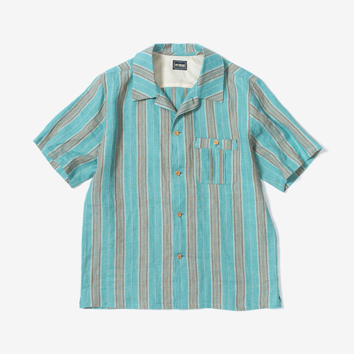 ウィンダンシーSTRIPE LINEN S/S SHIRTS 完売　　　リネン Linen Stripe Terrace SS SH – Lost Control Official Website