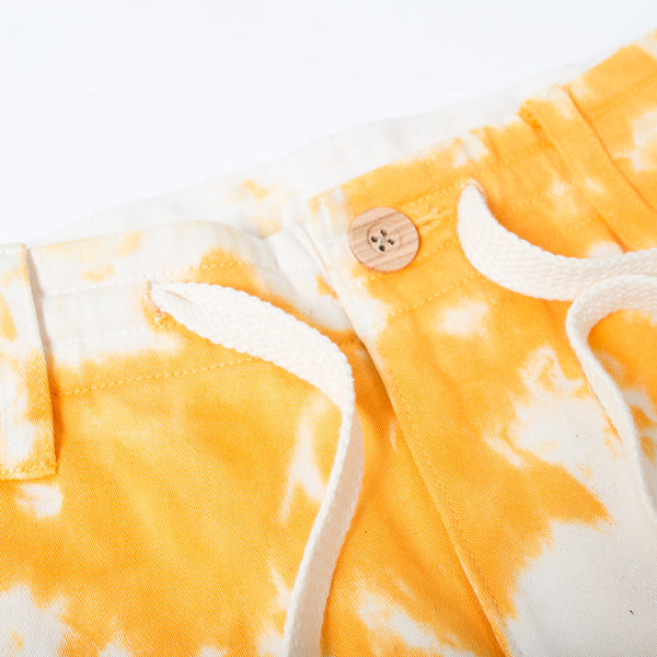 Loosely Easy Shorts -Uneven Dyeing-