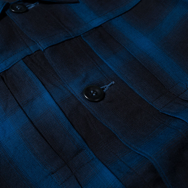 Ombre Plaid Tracker Jacket