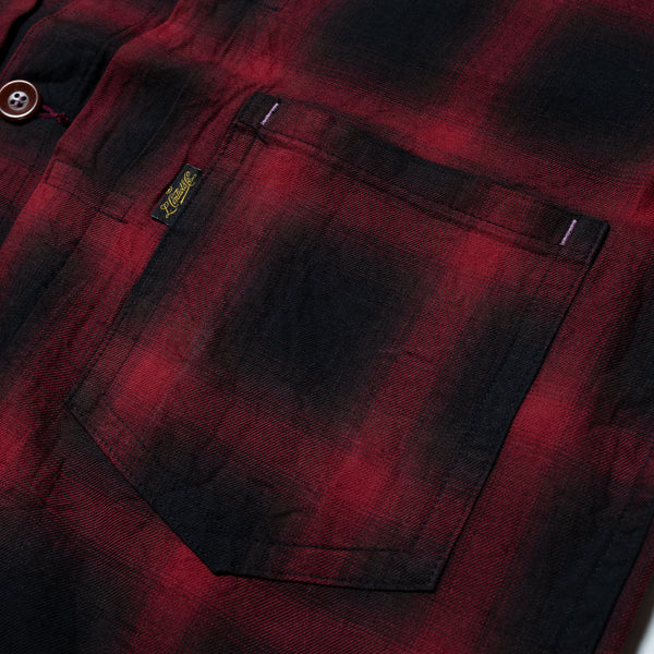 Ombre Plaid Tracker Jacket