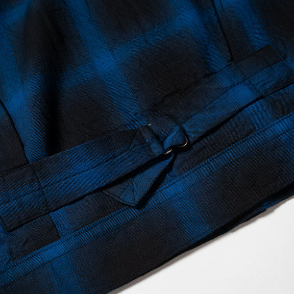 Ombre Plaid Tracker Jacket