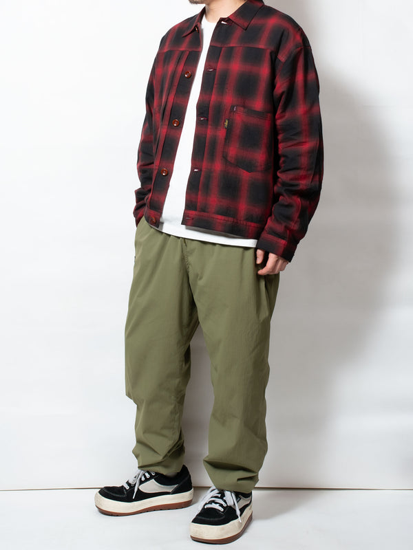 Ombre Plaid Tracker Jacket