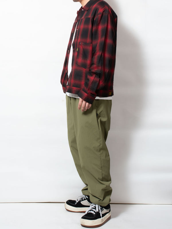 Ombre Plaid Tracker Jacket