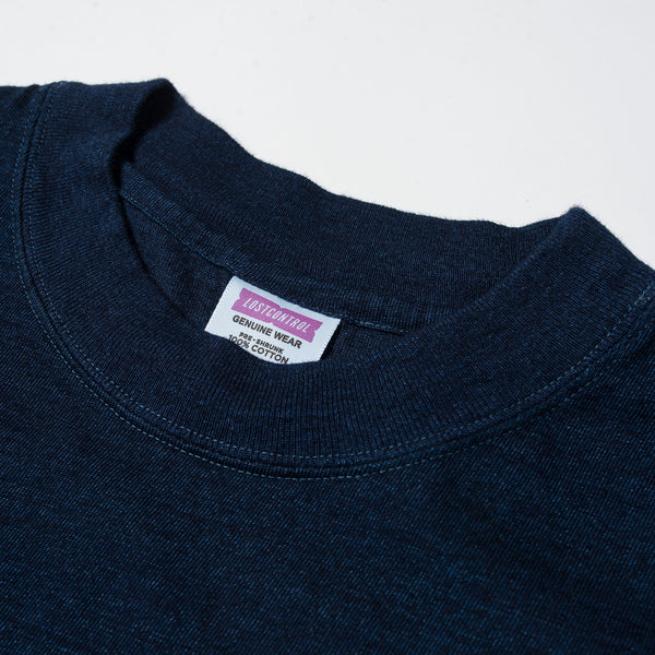 9oz L/S Indigo Pocket Tee