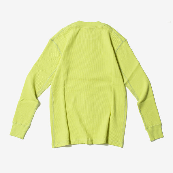 Organic Waffle LS Pullover -Plain-