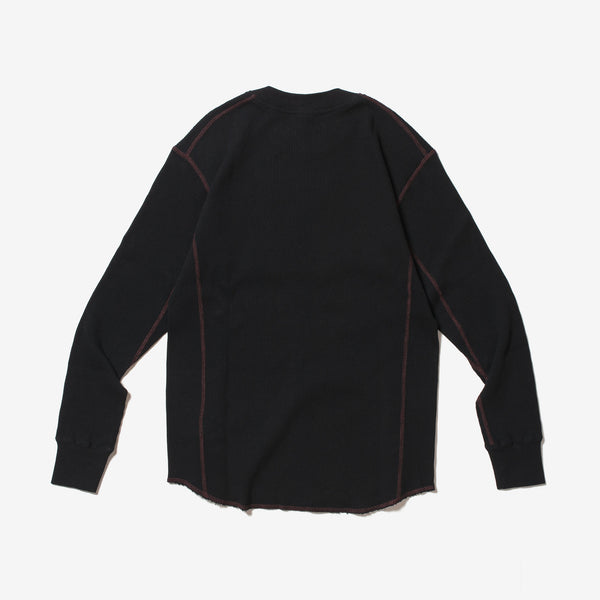 Organic Waffle LS Pullover 2