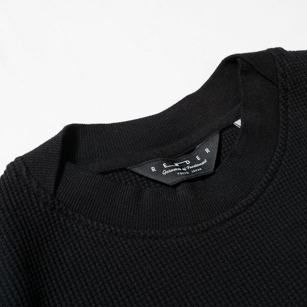 Organic Waffle LS Pullover 2