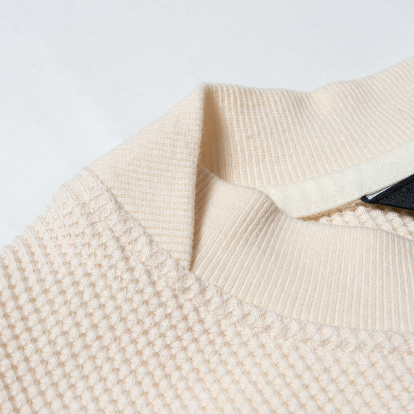 Organic Waffle LS Pullover 2