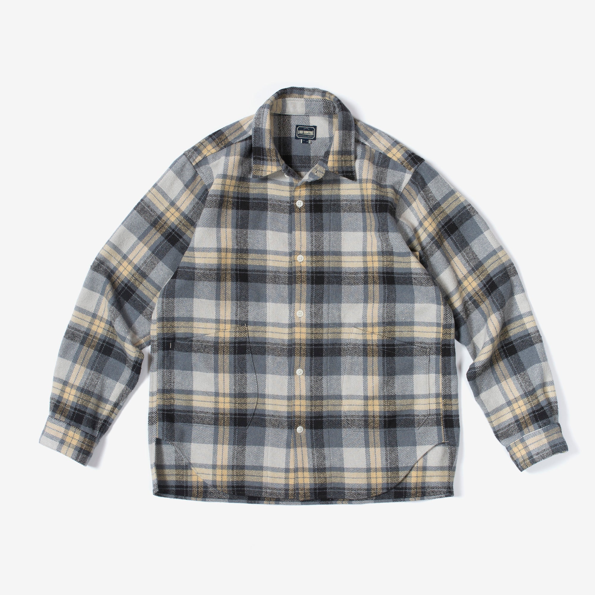 SHIFT.G ♥ Check Pattern Cloud Shirts /追跡付 SHIFT.G ♥ Check Pattern Cloud Shirts /追跡付